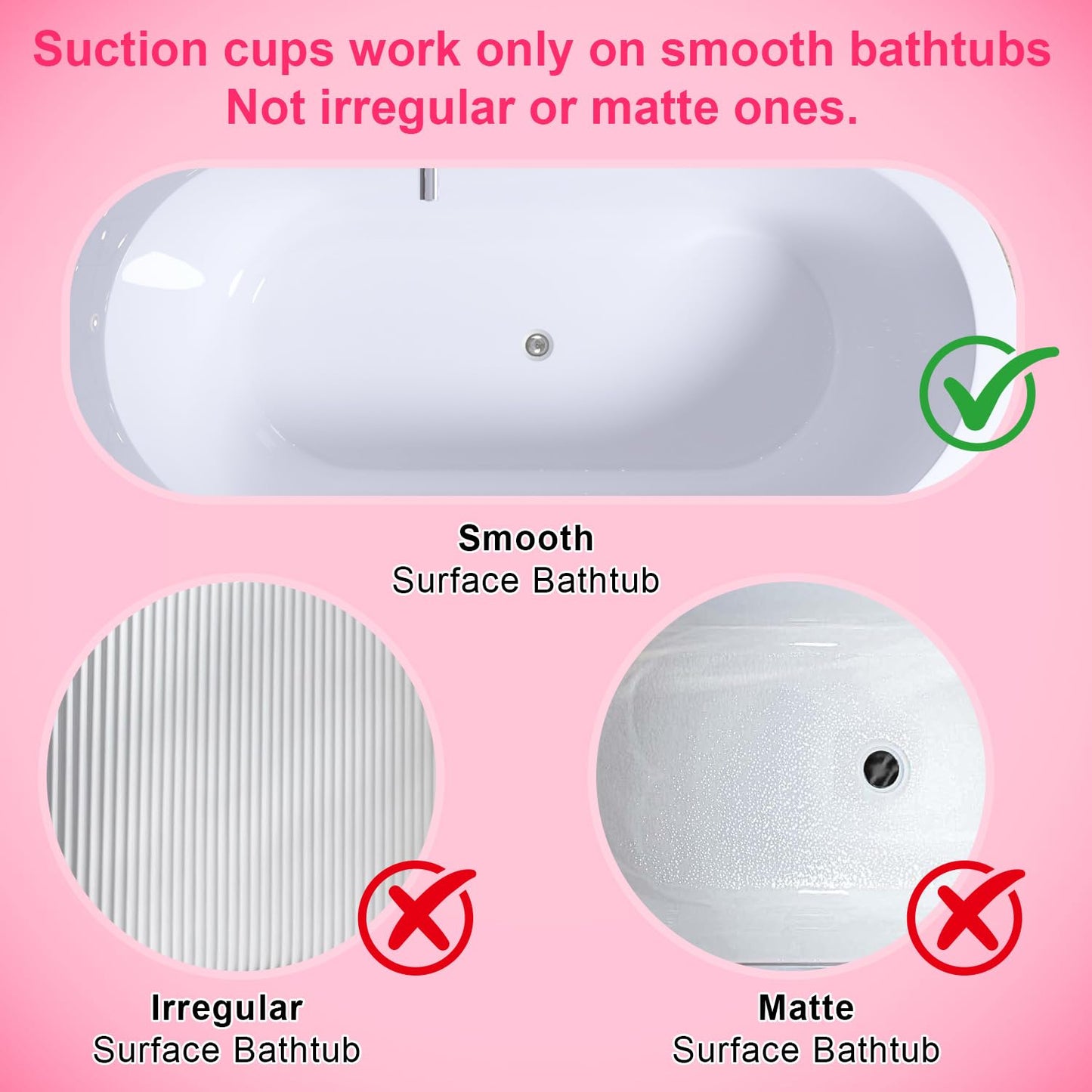 Flgocexs Portable Spa Bubble Bath Massager,Full Body Waterproof Spa Mat for Bathtub, 6-Speed Bubbles, Remote Control & Non-Slip Suction Cups for Home Relaxation (Blue)