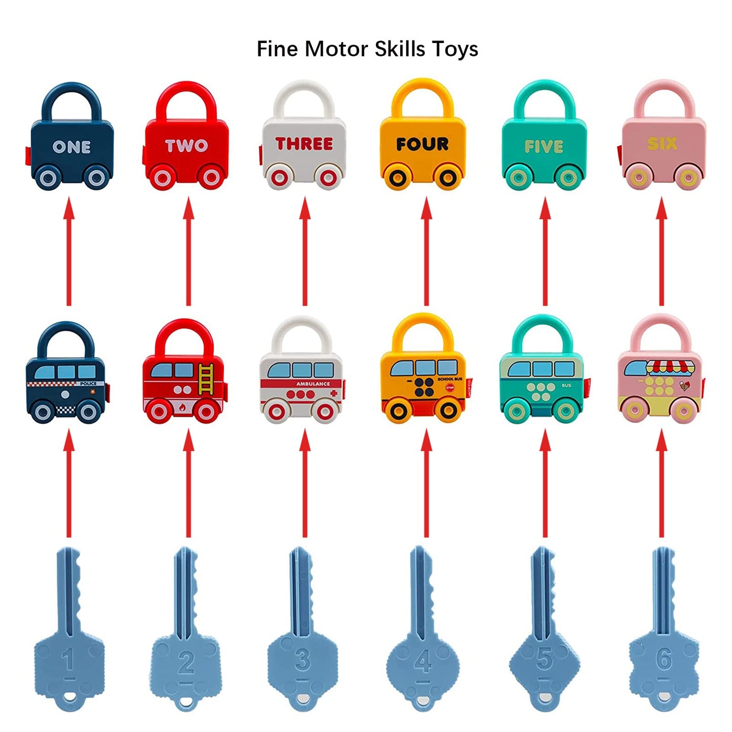 Montessori Educational Toys Learning Games Busy Board - Toddler Car Activities - Baby Sensory Fine Motor Skills Developmental Toys - Gifts for 12 18 24 Month Age 1 2 3 4 One Two Year Old Boys Girls