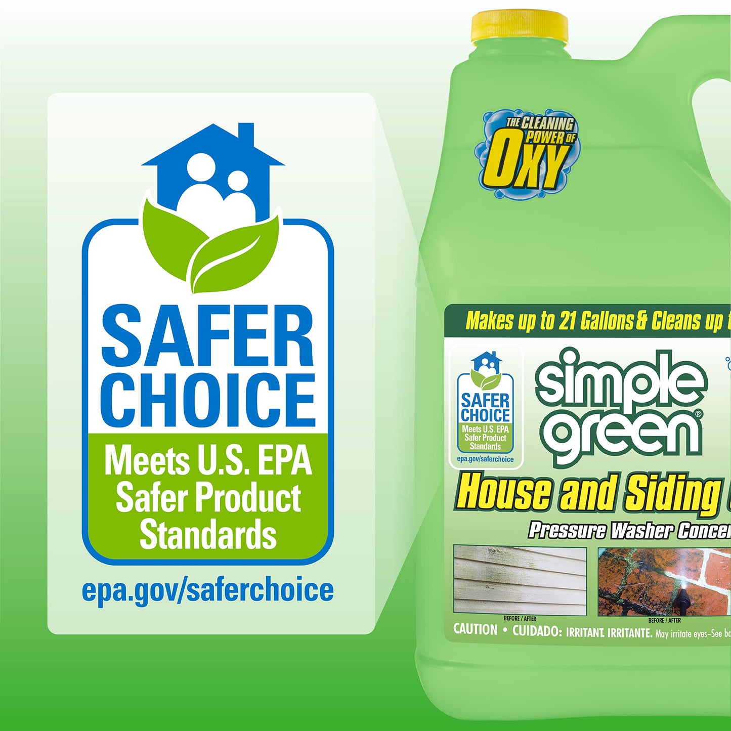 Westinghouse ePX3500 Electric Pressure Washer (2500 PSI) and Oxy Solve House and Siding Pressure Washer Cleaner (1 Gal.)