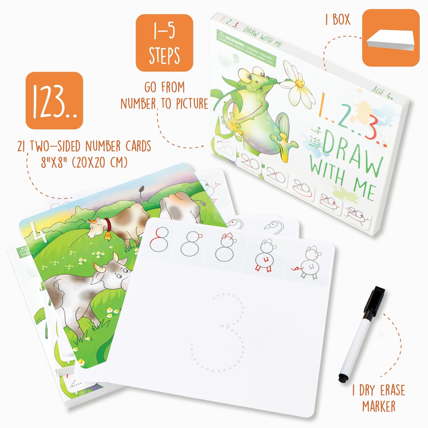 Drawing with Alphabet and Numbers Learning Activity - Perfect for Kids Who Love Toys, Art and Craft, for Girls and Boys Ages 3, 4, 5, 6