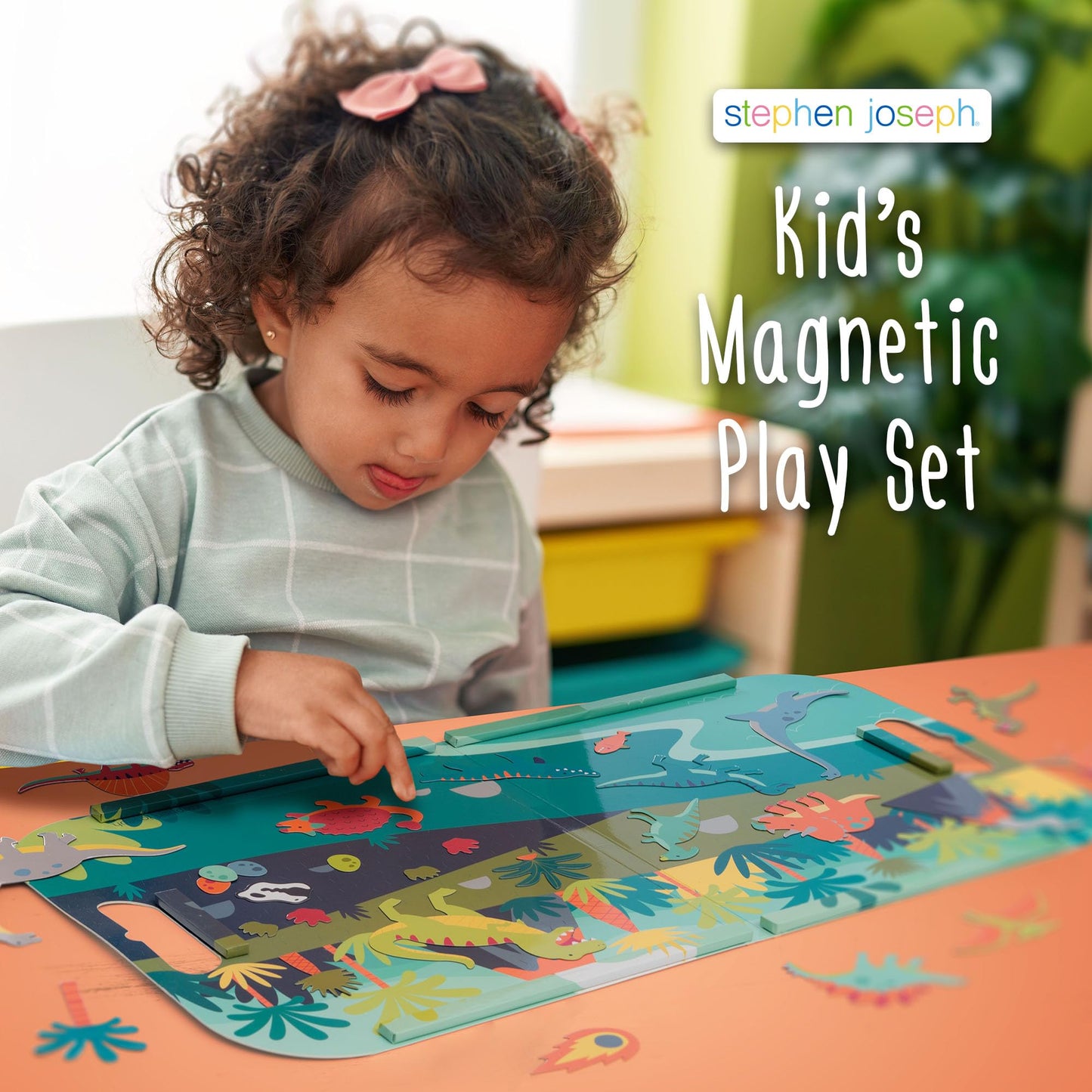 Stephen Joseph Magnetic Play Set Dino