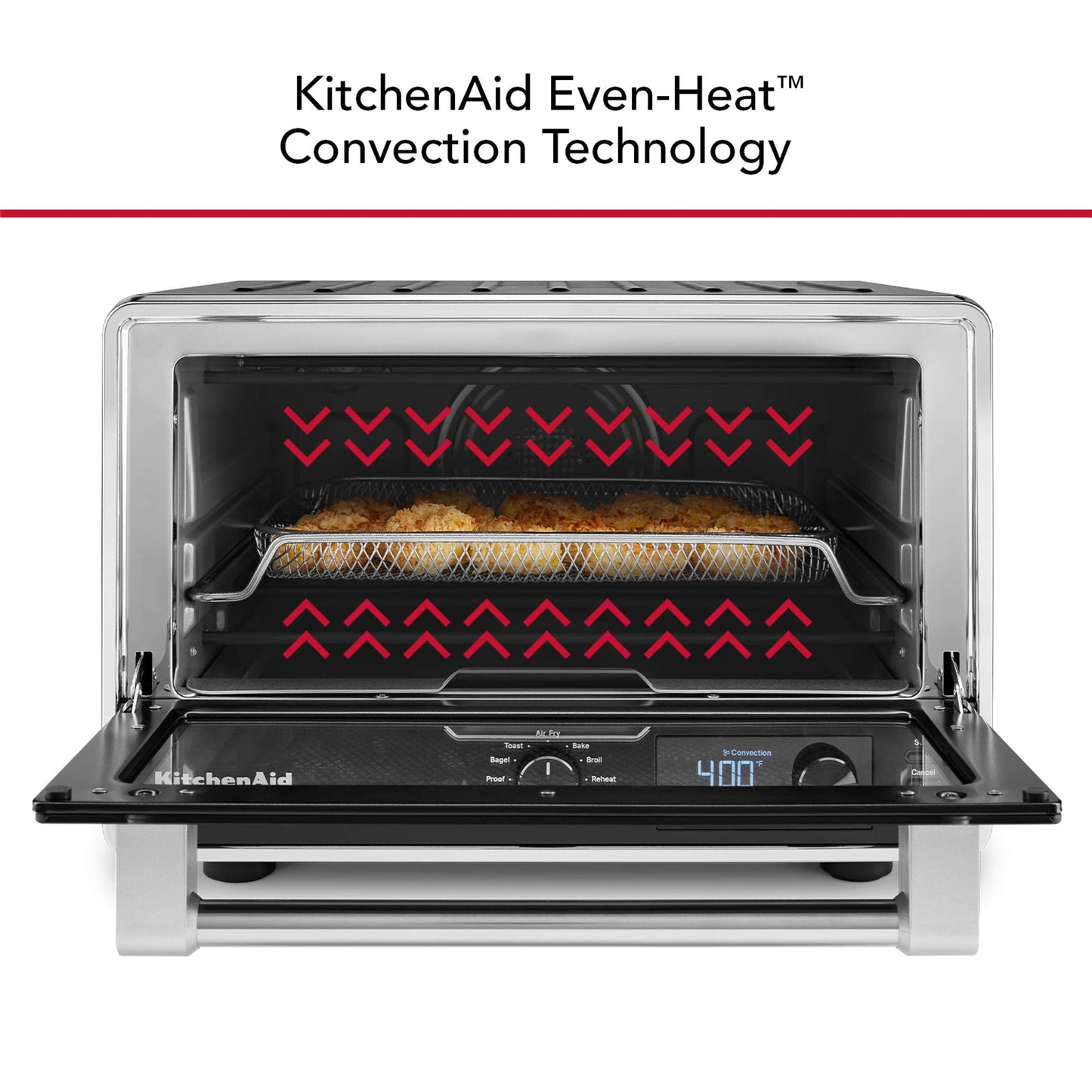 KitchenAid Digital Air Fry Countertop Oven, KCO124BM, Black Matte