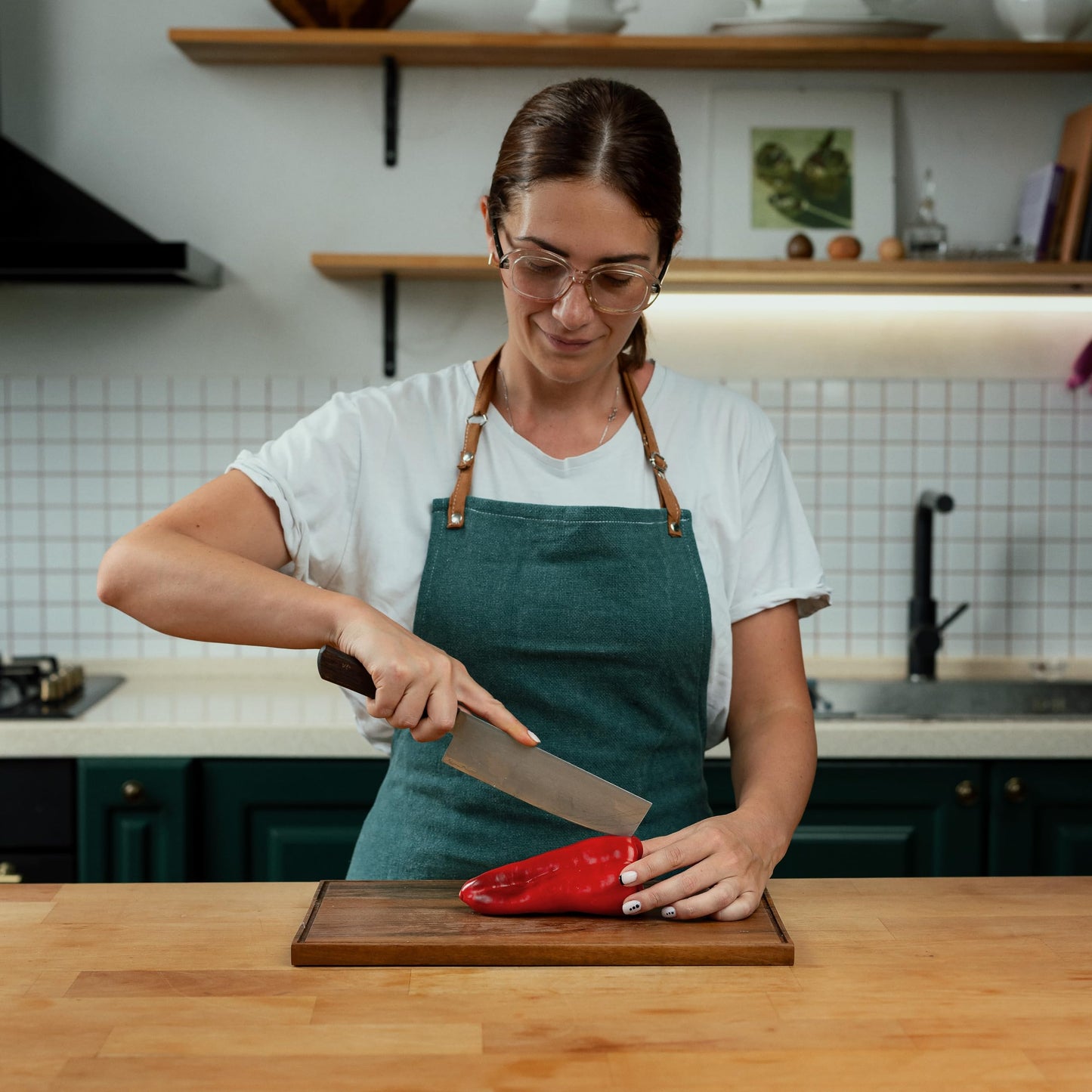 Walnut Wood Cutting Boards Set – Non Toxic, Solid Wood Cutting Board with Juice Groove - Wooden Charcuterie Boards for Serving Food - Wooden Chopping Board Set – Premium Dark Hardwood – Wedding Gifts