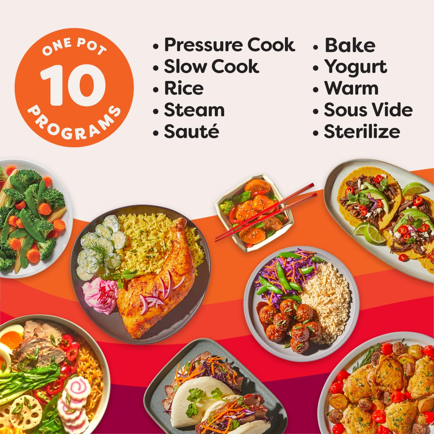 Instant Pot Pro 10-in-1 Pressure Cooker, Slow Cooker, Rice/Grain Cooker, Steamer, Sauté, Sous Vide, Yogurt Maker, Sterilizer, and Warmer, Includes App With Over 800 Recipes, Black, 6 Quart
