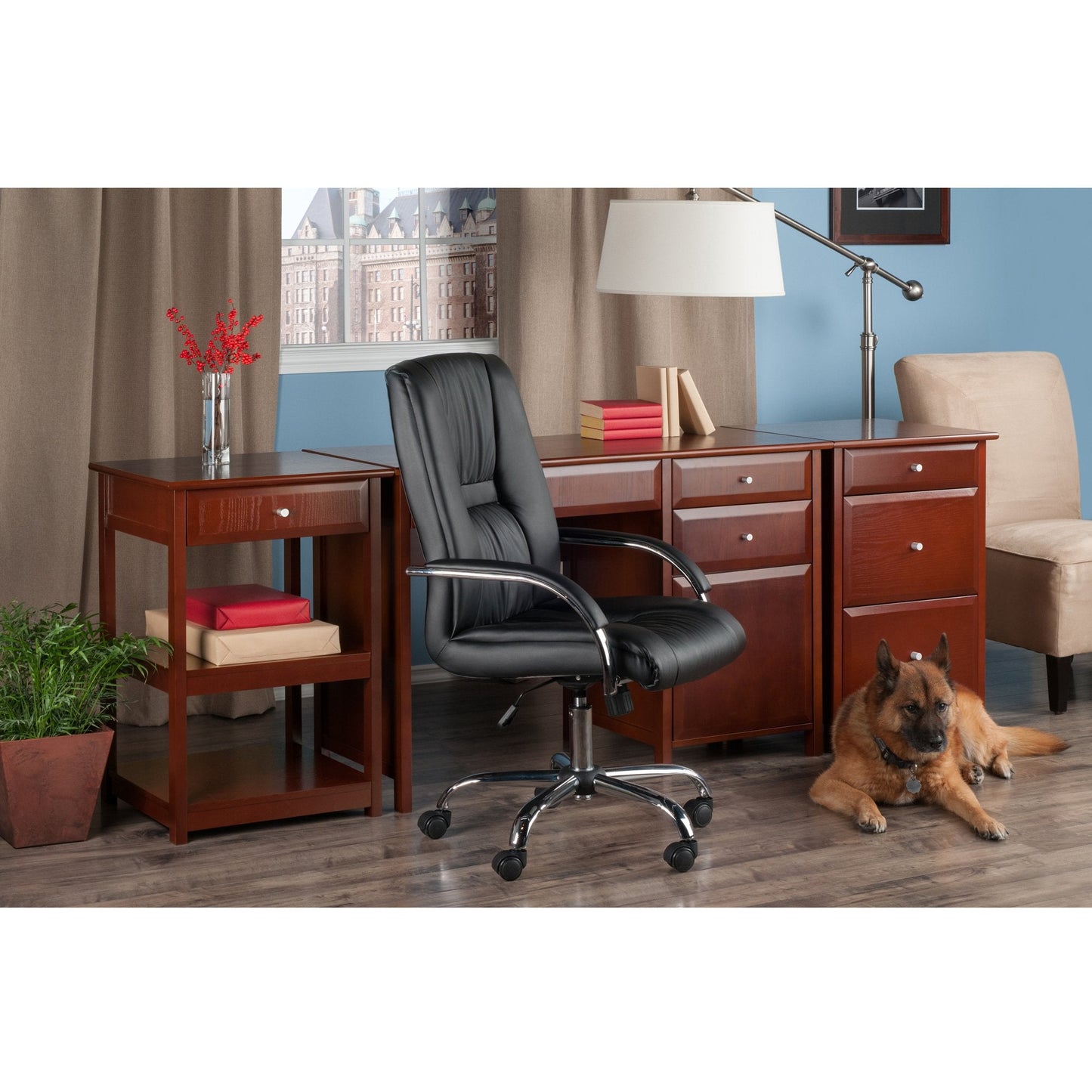 Winsome Delta File Cabinet, Walnut (94321)