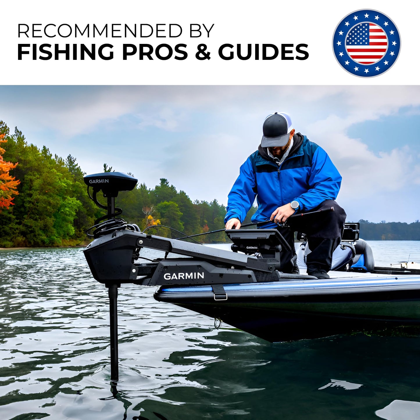Connect-Ease RCE24VPRO 24V Trolling Motor Connection Kit with Onboard Charging | 6-Gauge Wire | Fits Any 24 Volt Trolling Motors Including MinnKota QUEST, Garmin Force, Lowrance Ghost | Made in USA