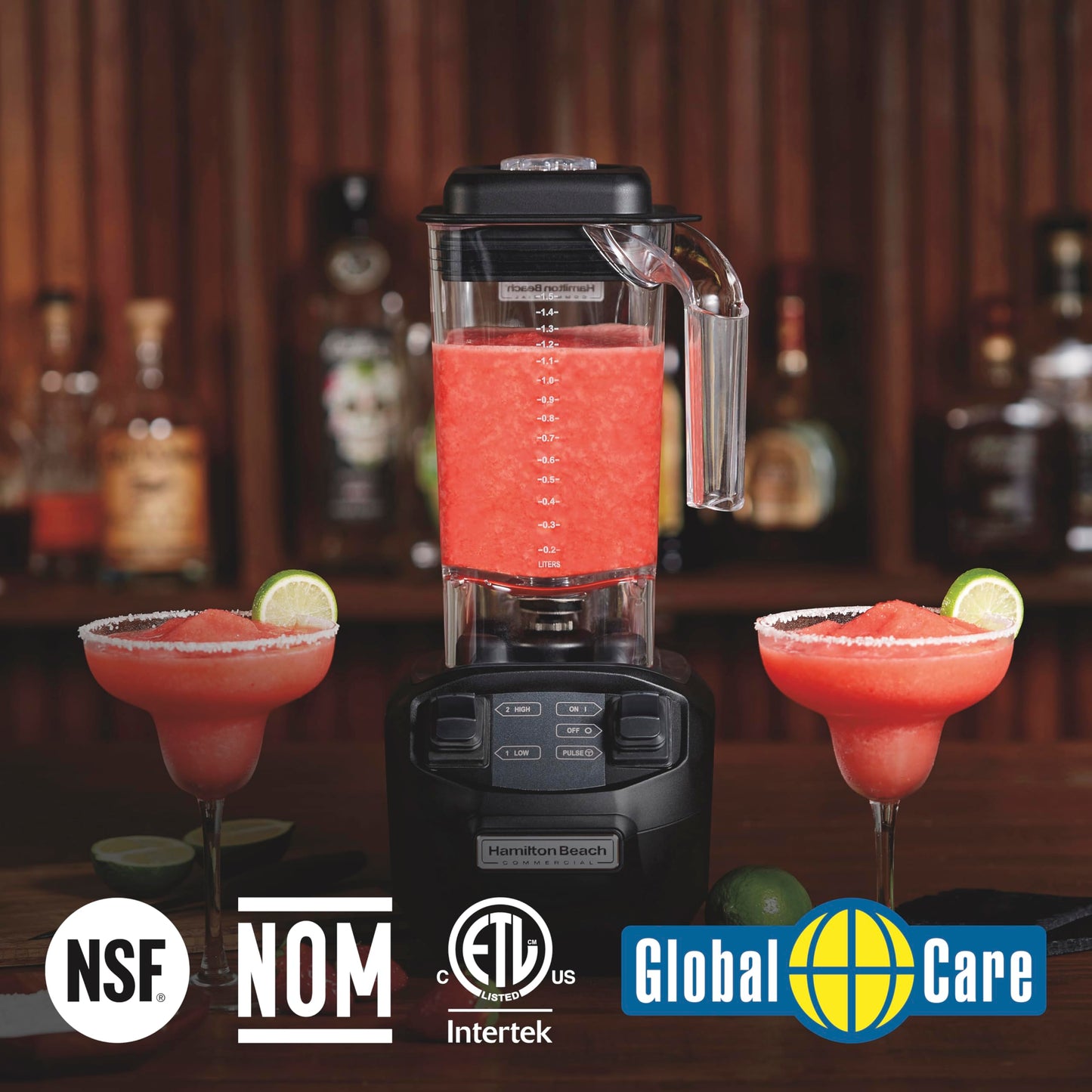 Hamilton Beach Commercial HBB255 Rio Bar Blender, 1.6 Horsepower, 48 Ounce Capacity, BPA-Free Container, NSF Certified