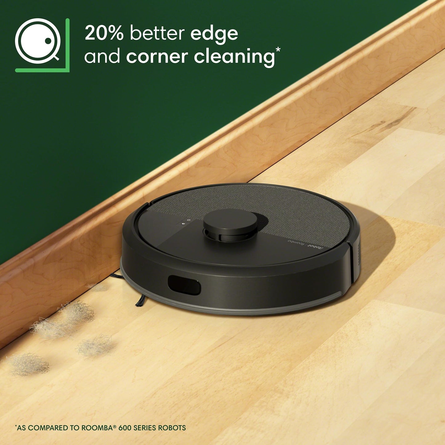 iRobot Roomba 105 Vac Robot Vacuum with AutoEmpty Dock - Self-Empties for 75 Days, Easy to use, Intense Power-Lifting Suction, LiDAR Navigation, Multi-Surface Cleaning, Cleans in Neat Rows