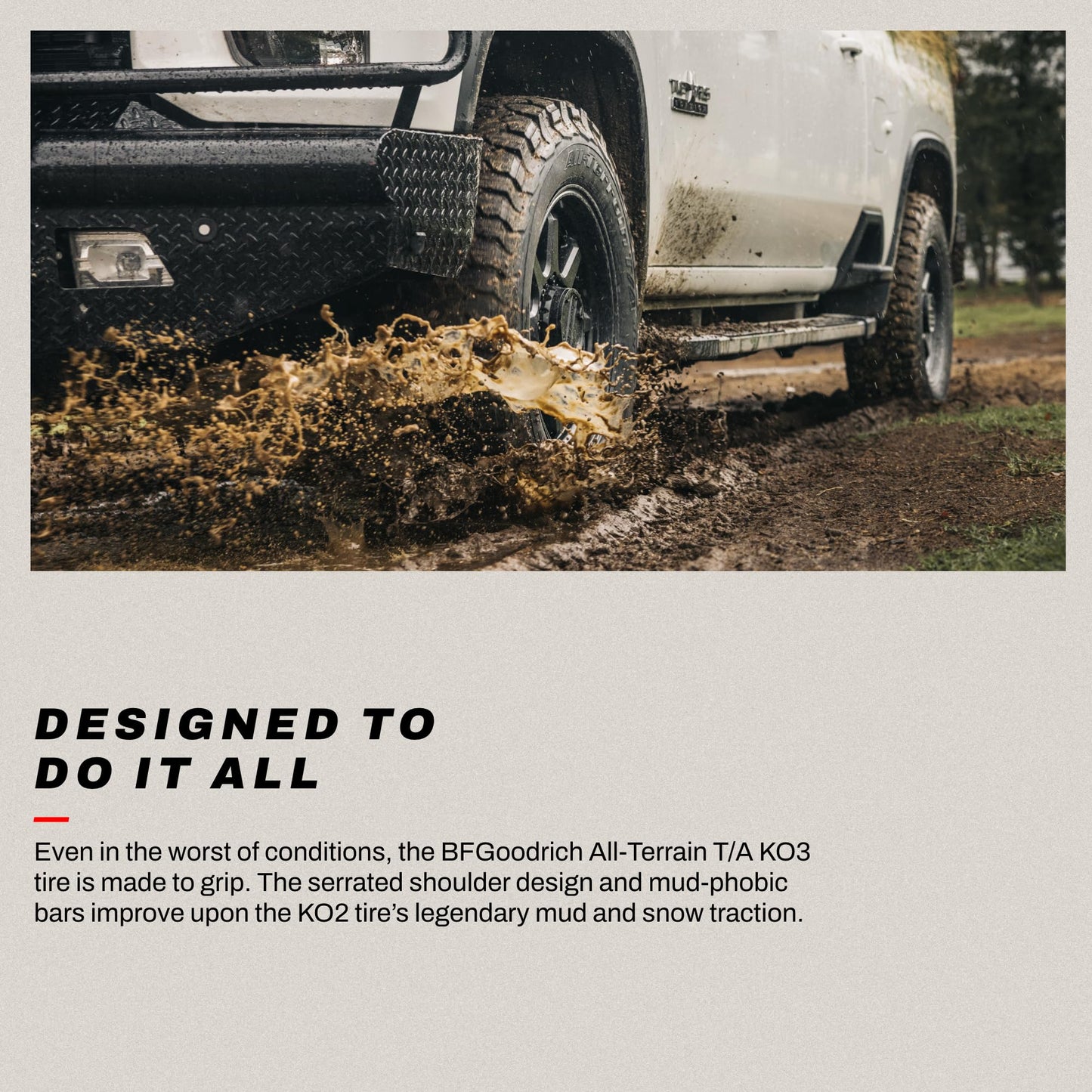 BFGoodrich All-Terrain T/A KO3 Car Tire for Light Trucks, SUVs, and Crossovers, LT275/70R17/E 124/121S