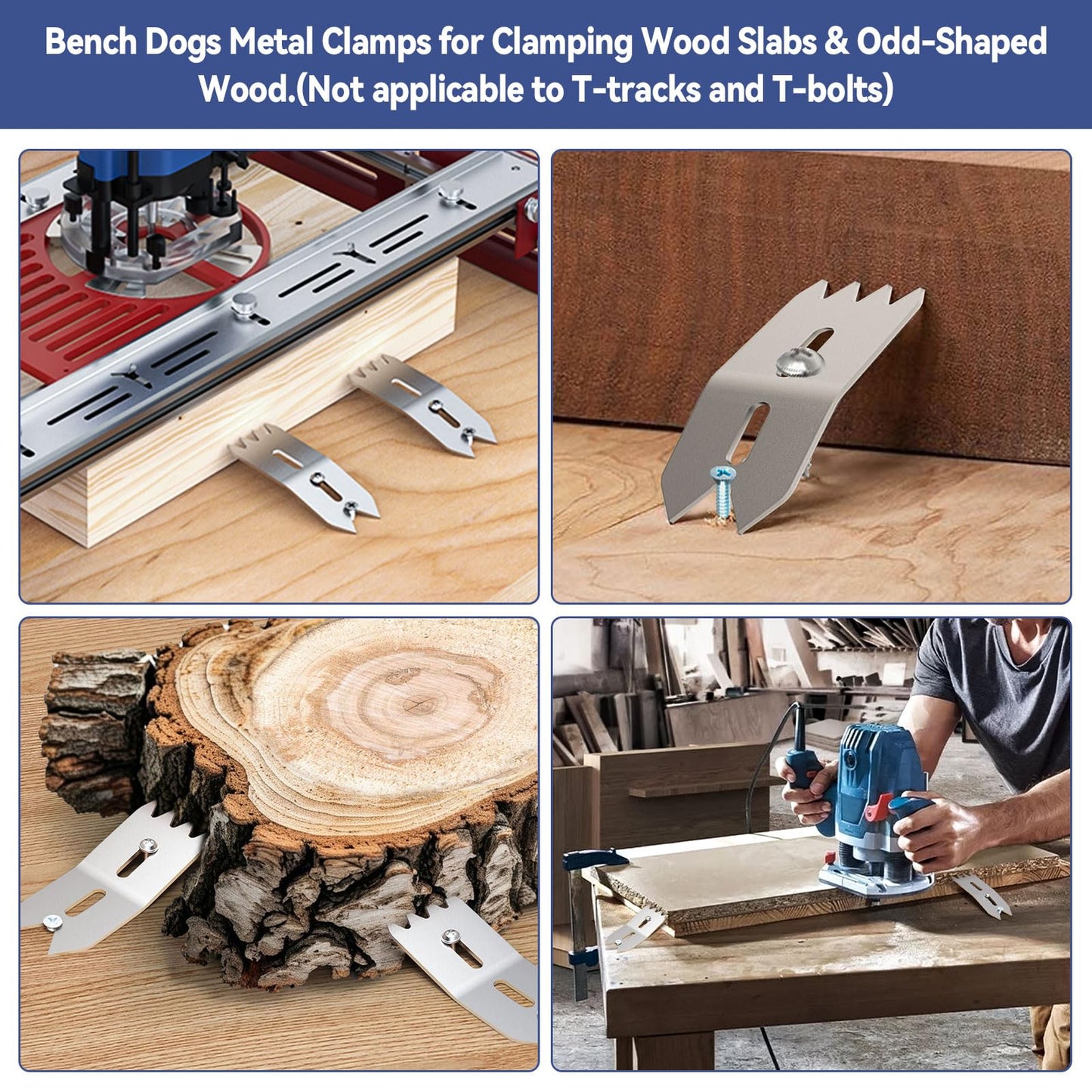 Bench Top Board Mill XL, 24 Inch Capacity, Router Sled For Flattening & Surfacing Cutting Boards, Glued-Up Panels,Multifunctional Woodworking Fixture Limit Block Set