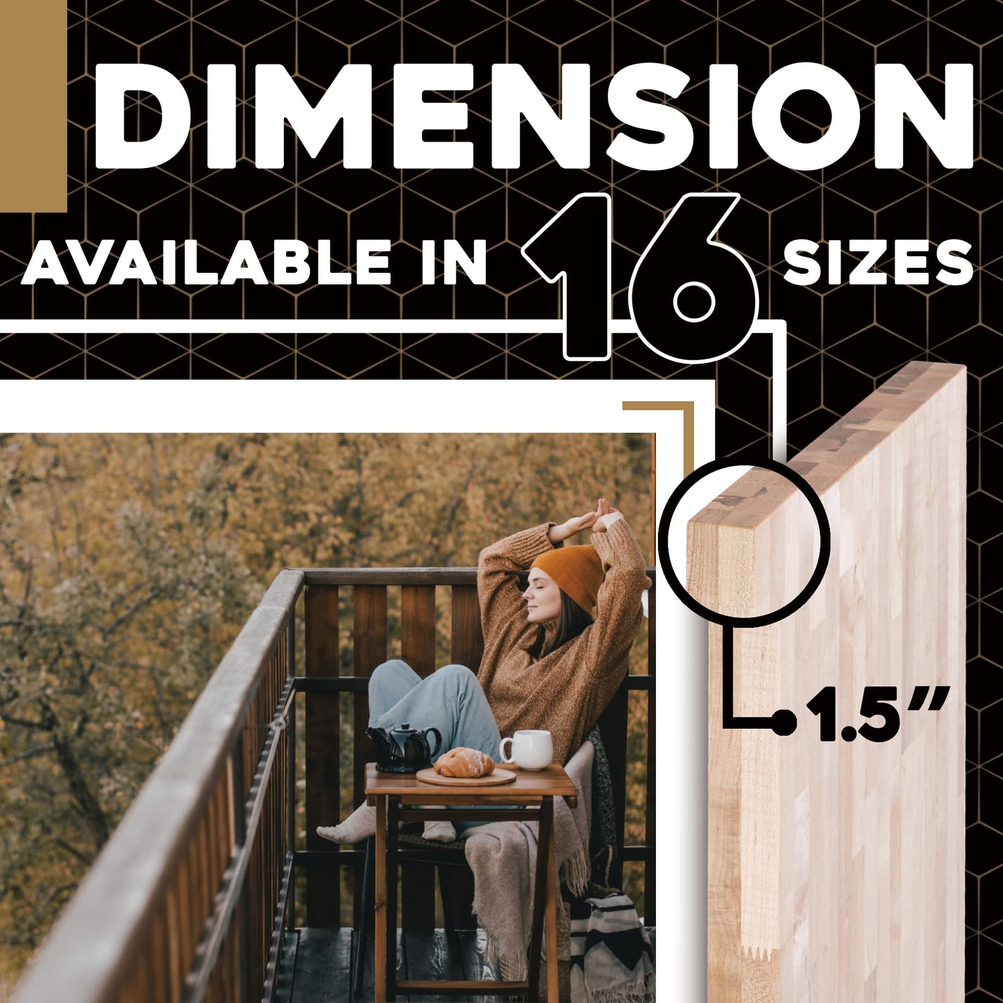 DuraSteel 24x60 Butcher Block Countertop - Maple Solid Wood Workbench for Kitchen, Restaurant, Cabinet, Desk Top, Wood Board, Large Counter Cutting Island Long, Bakery Worktable Dough - Table Top Only
