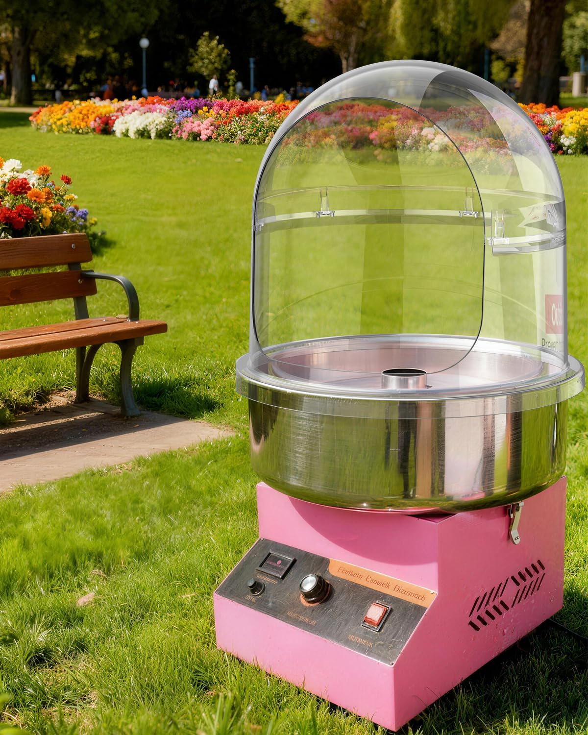 Cotton candy machne and dome