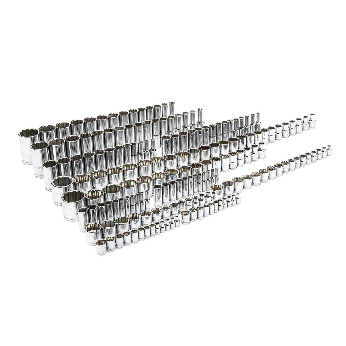 GEARWRENCH 176 Piece 1/4", 3/8" & 1/2" Drive 12 Point Standard and Deep SAE/Metric Master Socket Set - 89074