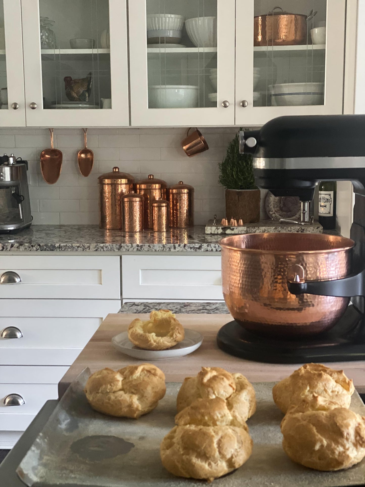 Sertodo Pure Copper 6 Quart Lift Stand Mixing Bowl compatible with Professional 6 quart 600 Series Mixers