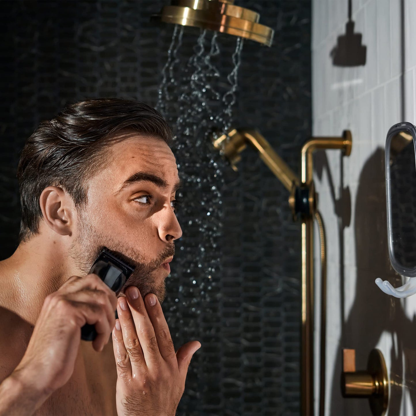 MANSCAPED® The Beard & Body Bundle 5.0 Contains: The Beard Hedger® Premium Precision Trimmer and The Lawn Mower® 5.0 Ultra Electric Groin & Body Hair Trimmer