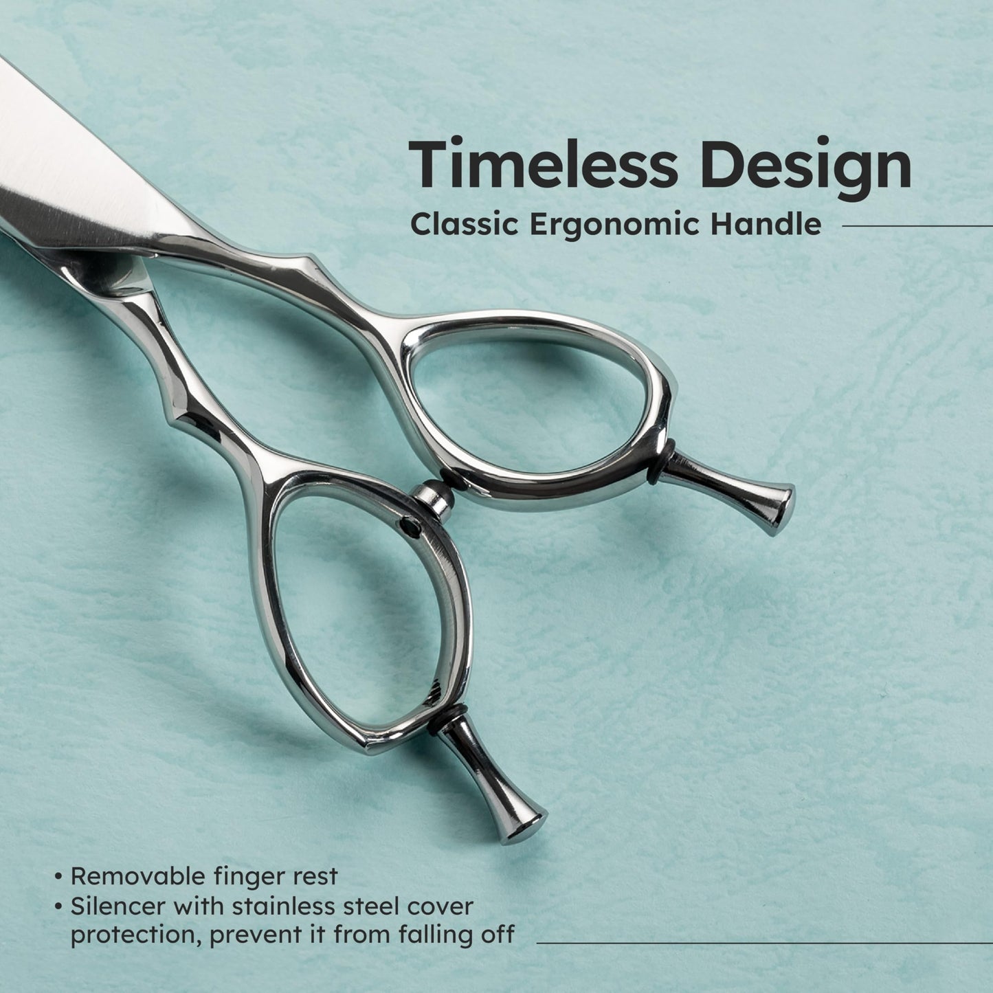 8” Dog Grooming Chunker Scissors – VG10 Japanese Steel Professional Pet Shears for Cats & Dogs | Clean Cut & Precise Trimming | Lightweight, Ergonomic, Handcrafted | Thinning Rate 60-70% | K9 Shears