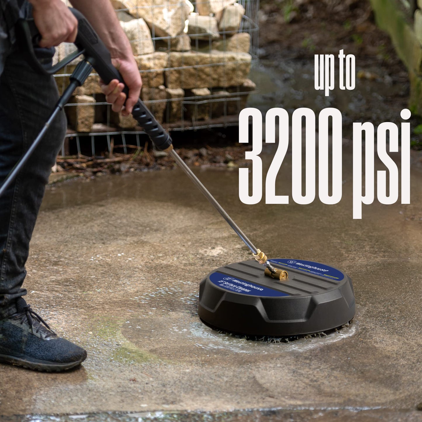 Westinghouse ePX3100v Electric Pressure Washer, 2100 Max PSI 1.76 Max GPM, Built-in Carry Handle & Universal 15” Pressure Washer Surface Cleaner Attachment