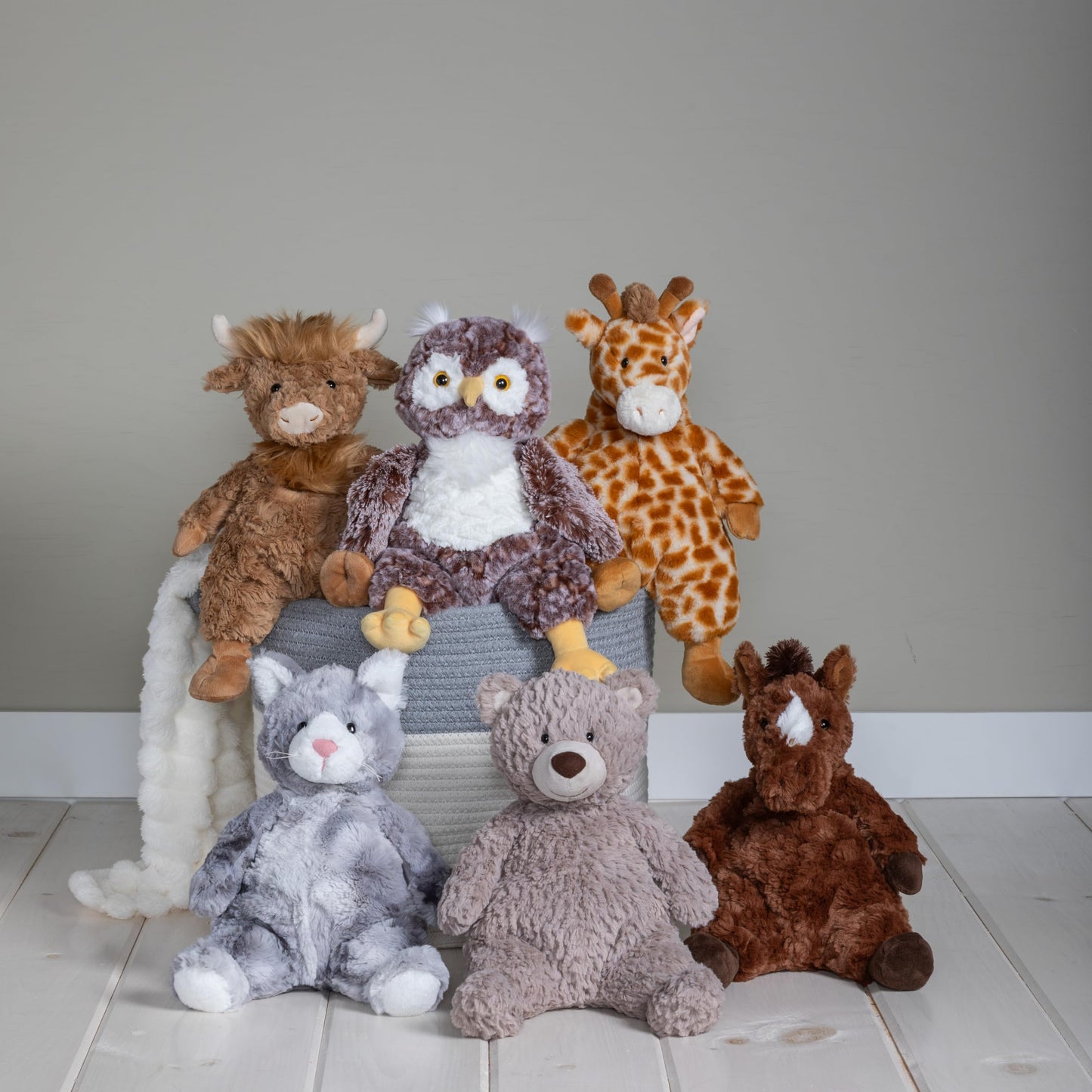 Mary Meyer Stuffed Animal Snuggables Plush Soft Toy, 14-Inches, Teddy Bear
