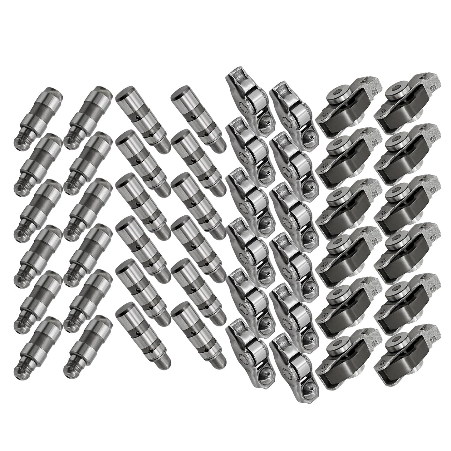 Raodelupe 24Pcs 3.6L Intake & Exhaust Lifters Rocker Arms for Dodge Durango For Jeep Grand Cherokee Wrangler For Chrysler Pacifica Voyager For Ram 1500 3.6L 2016-2024 5047896AD 68245463AA 5047979AA