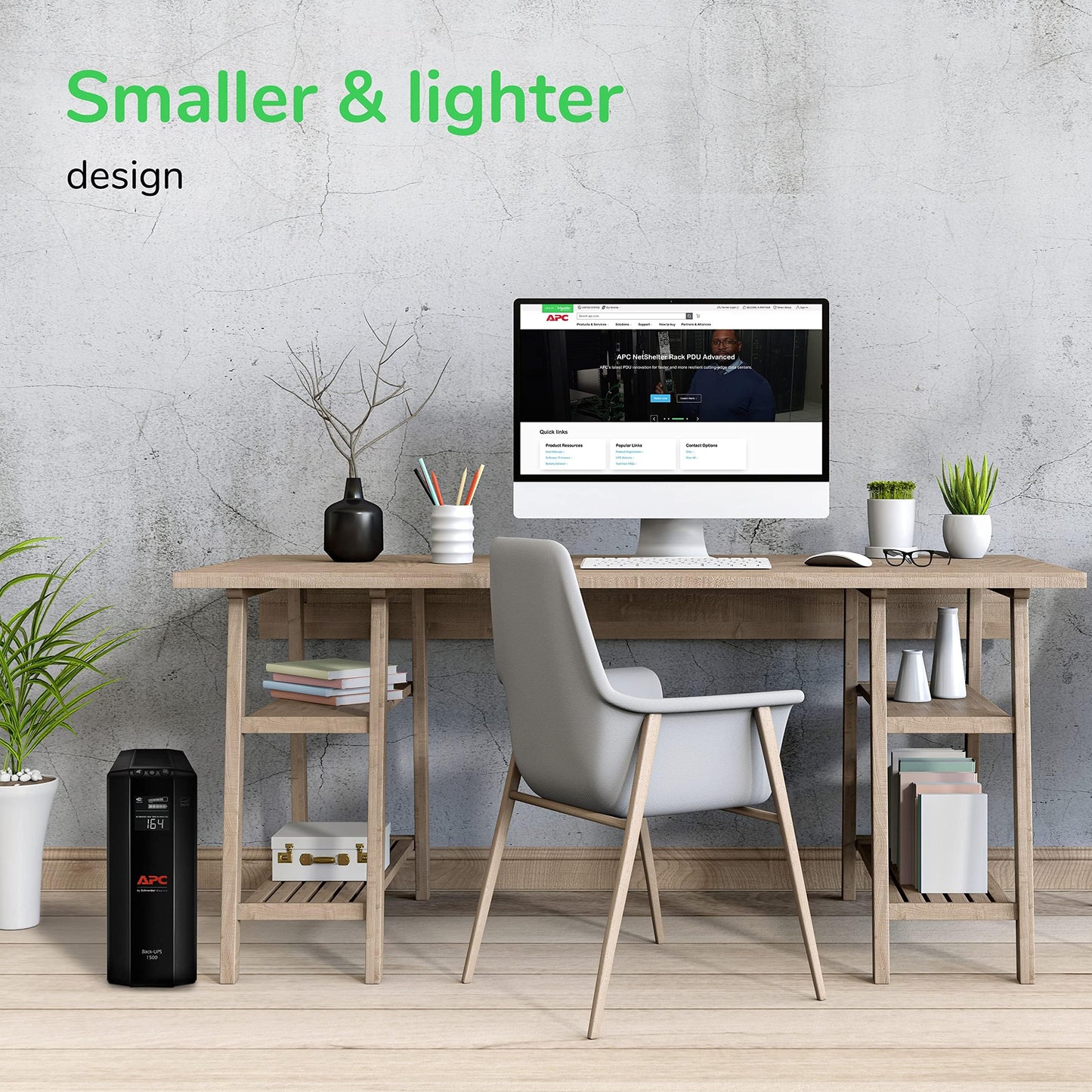APC UPS Back-UPS Pro 1500VA UPS, 900W Battery Backup & Surge Protector, AVR, 10 Outlets (NEMA 5-15R), LCD, BX1500M Uninterruptible Power Supply for Computers, Wi-Fi Routers, Home Office Electronics