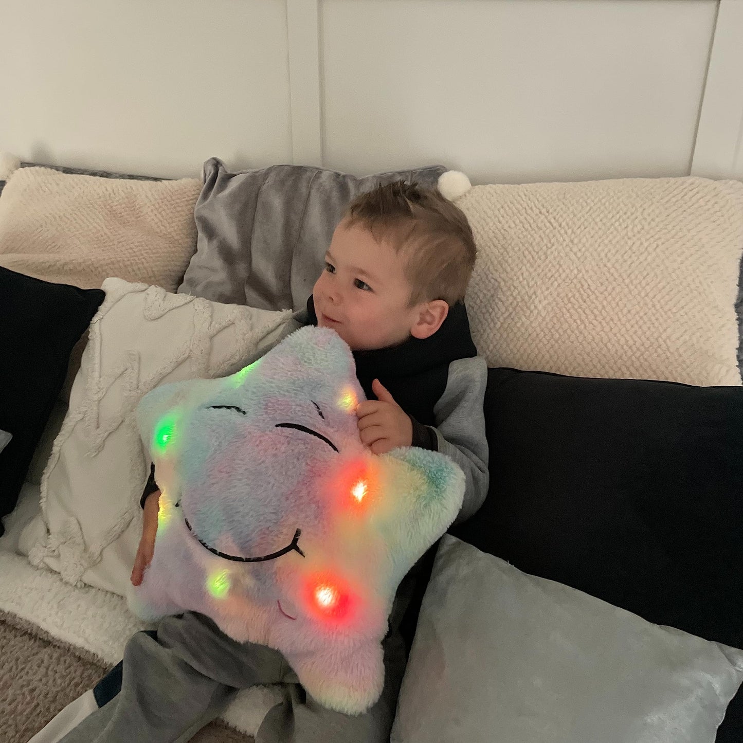 LoveHugs Musical Star Plush Sensory Light Up Newborn Autism Toys - Twinkle Twinkle Little Star Sensory Toys for Autistic Children
