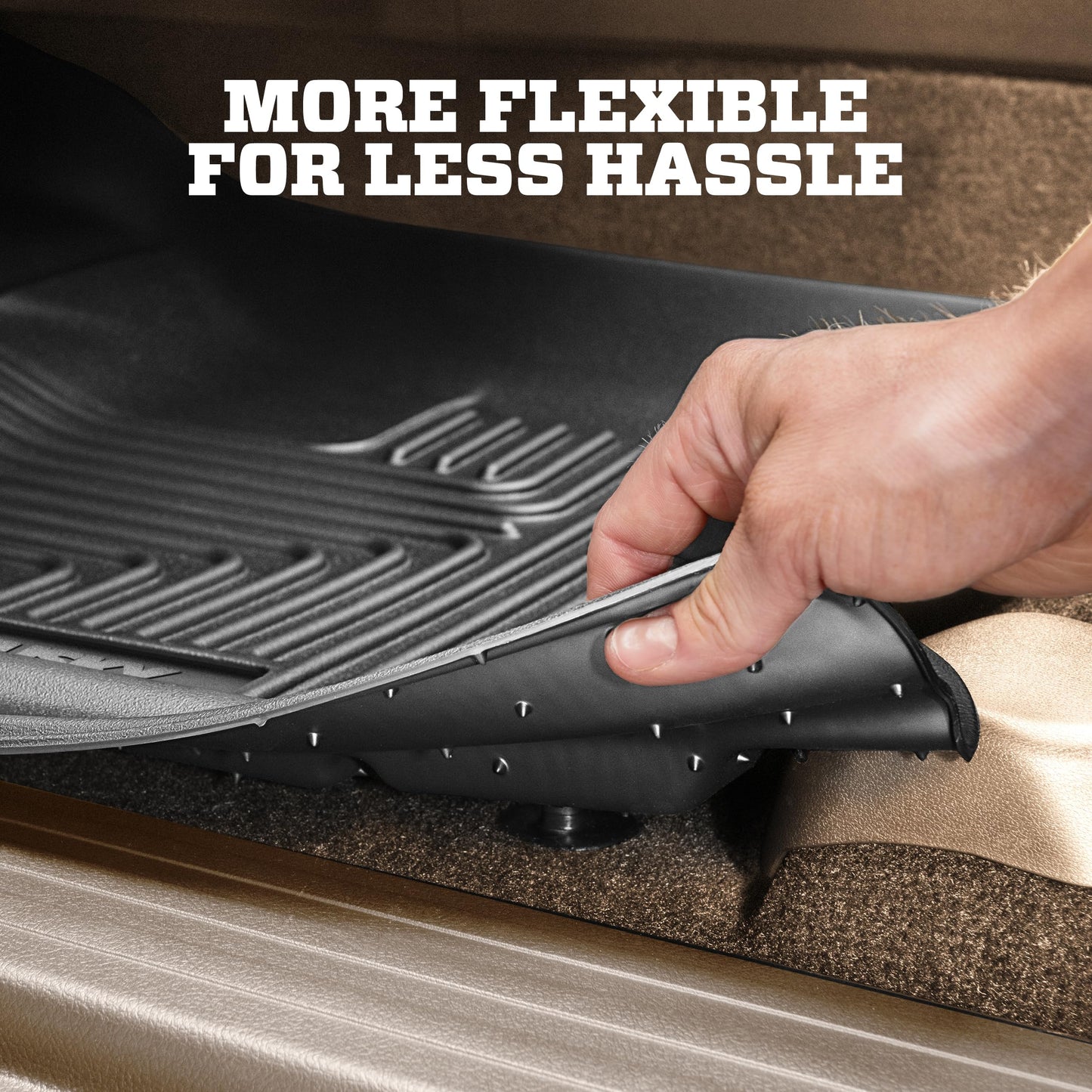 Husky Liners Weatherbeater Floor Mats | Fits 2013-2018 Nissan Altima (for 2013 Fits Models with Build Date of 11/01/12 or Higher ONLY)| Front & 2nd Row, 3-pc Black - 99641