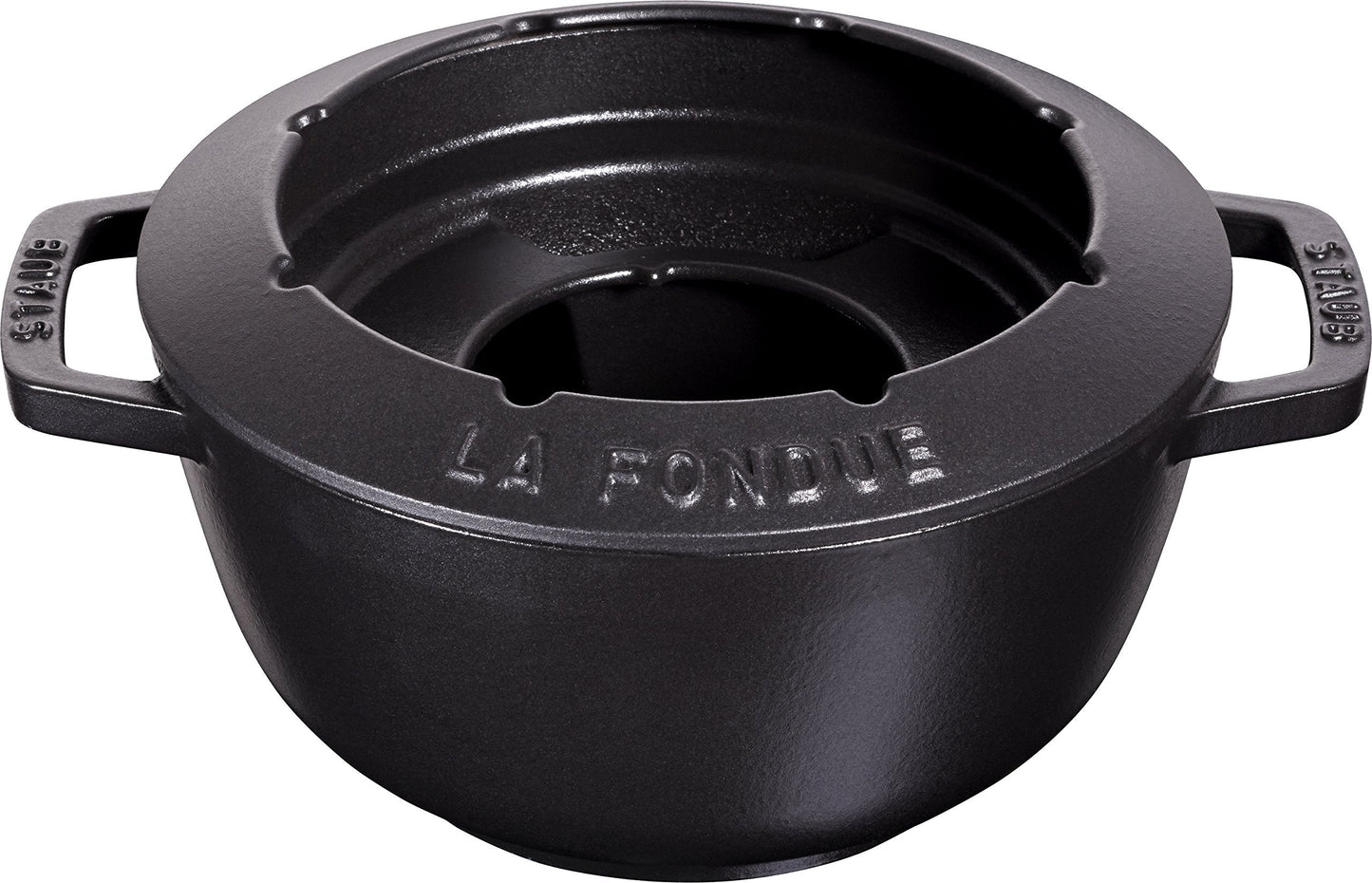 Staub Speciality 40511-972 Fondue Set, Black, 7.9 inches (20 cm), Cast Enamel, Pot, Authentic Japanese Product