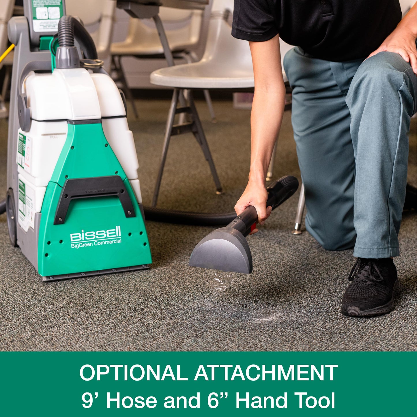 Bissell Commercial Bissell BigGreen Commercial BG10 Deep Cleaning 2 Motor Extractor Machine