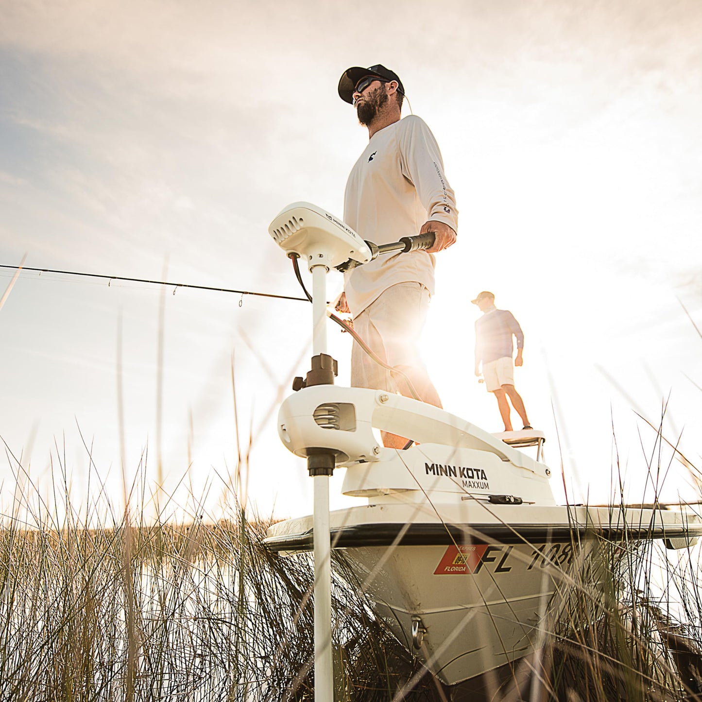 Minn Kota Riptide Maxxum Bow-Mount Electric Trolling Motor – 70 Lb. Thrust, 52 In. Shaft, Saltwater