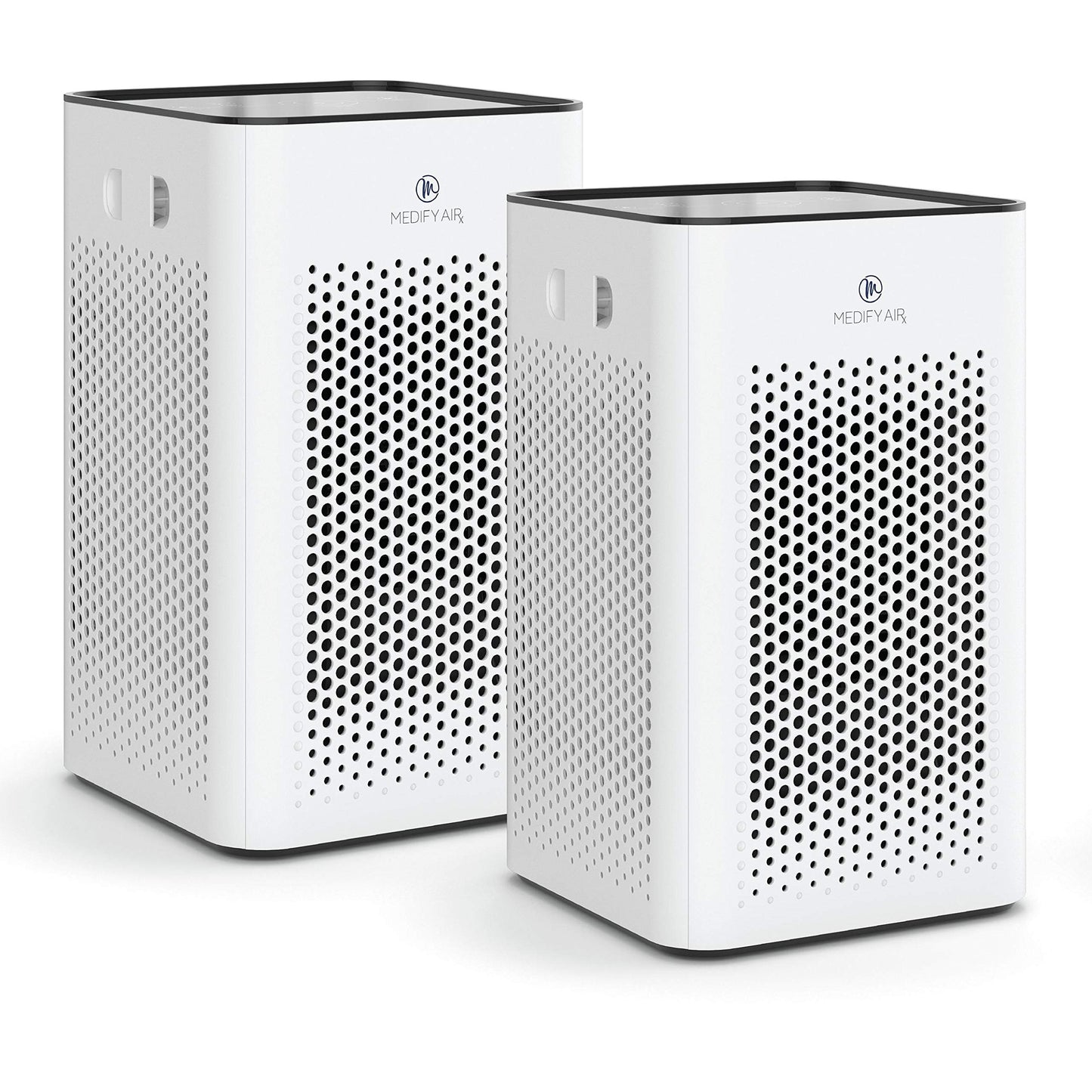 Medify MA-25 Air Purifier with True HEPA H13 Filter | 825 ft² Coverage in 1hr for Allergens, Smoke, Wildfires, Odors, Pollen, Pet Dander | Removal to 0.1 Microns | White, 2-Pack