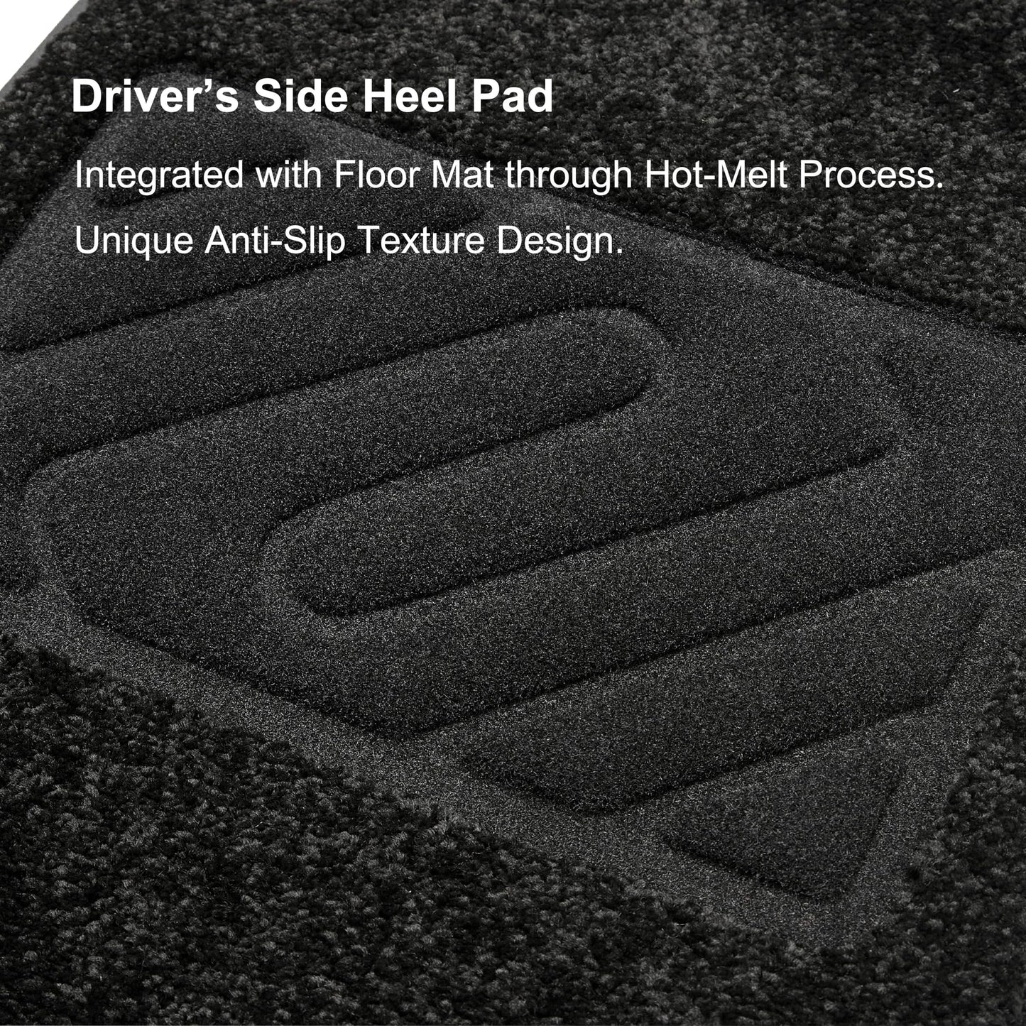 WENNEBIRD Superior Carpet Floor Mats for 2015-2019 Ford Explorer 7 Seats, 0.6-Inch Ultra-Thick, Noise-Reducing, All-Weather Waterproof Anti-Slip – 4-Pc Set
